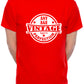 Personalised Men's T-Shirt Vintage Perfection Birthday Age Any Age Man's Tee