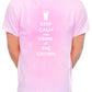 Mens Customised T-Shirt Keep Calm Drink At The Crown Pub You Pub Name Here