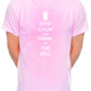 Personalised Adult T-Shirt Keep Calm Drink At The Bell Pub Club Any Name Here