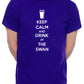 Customised Adult T-Shirt Keep Calm And Drink At The Swan Any Pub Name