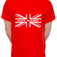 Personalised Mens T-Shirt Union Jack Any Name Sport Club Name
