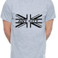 Personalised Mens T-Shirt Union Jack Any City Name Your Choice Of Name