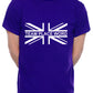 Personalised Mens T-Shirt Union Jack Any Team Place Word Your Choice Of Name