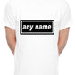 Personalised Mens T-Shirt Any Name You Choose The Name Word Song