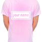 Customised T-Shirt Your Name You Choose The Name Word Song Mens