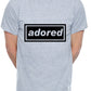 Personalise Your Own Mens T-Shirt Adored You Choose The Name Word Song Album