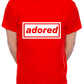 Personalise Your Own Mens T-Shirt Adored You Choose The Name Word Song Album