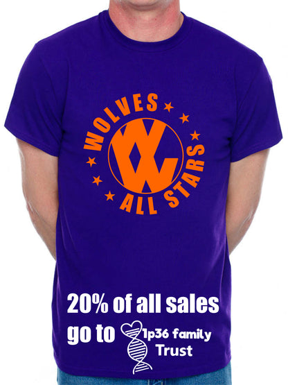 Wolves All Stars T-Shirt IP36 Family Trust Charity T-Shirt