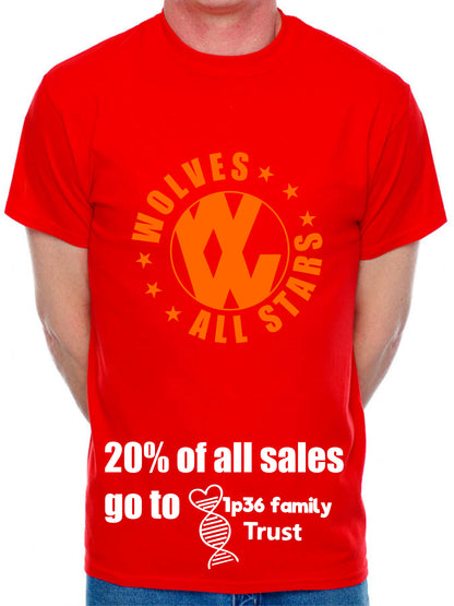 Wolves All Stars T-Shirt IP36 Family Trust Charity T-Shirt