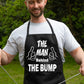 The Man Behind The Bump New Dad BBQ Apron Baking Crafting Cooking Apron