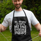 Despite The Look On My Face You're Still Talking BBQ Apron Baking Crafting Cooking Apron