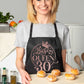 Birthday Queen 30 Ladies Apron 30th Birthday Gift Funny Apron In Rose Gold Design Cooking Apron