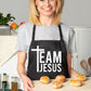 Team Jesus Church Christian Funny Apron Baking Cooking Apron
