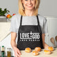 Love God Love People Church Christian Funny Apron Baking Cooking Apron