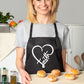 Faith In Heart Church Christian Funny Apron Baking Cooking Apron