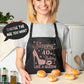 Personalised Ladies Apron Stepping Into My Birthday Like A Queen Add Any Age Funny BBQ Baking