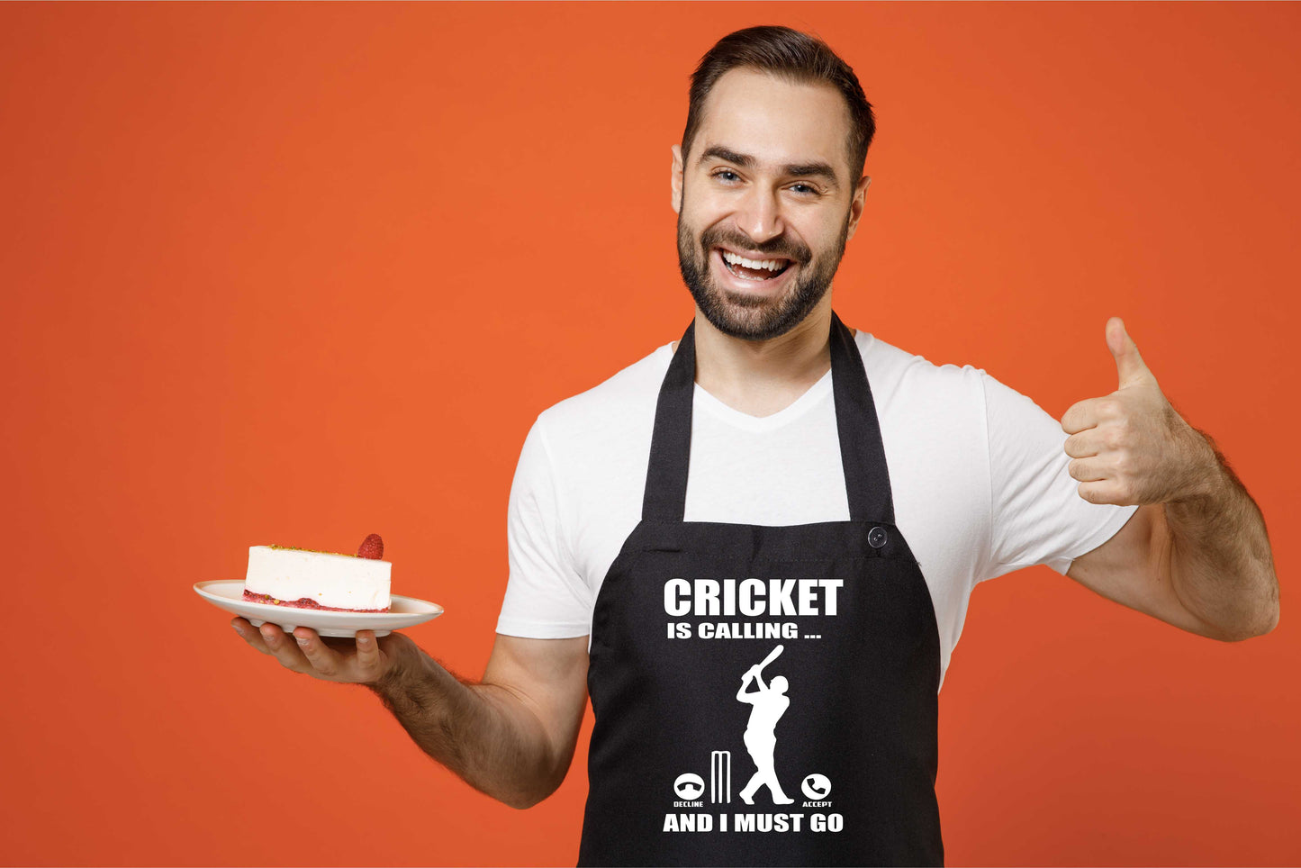 Cricket is Calling  Apron Funny Father's Day Birthday Gift Cooking Baking BBQ