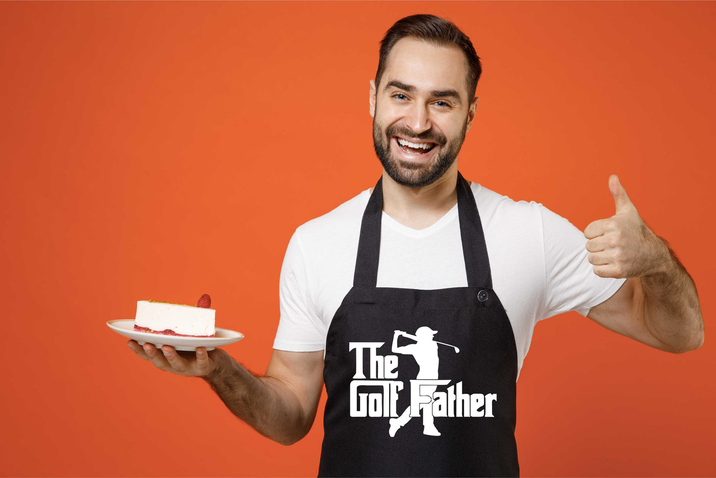 The Golf Father Apron Funny Birthday Gift Father's Day Cooking Baking BBQ
