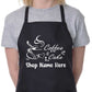 Personalised Apron Coffee & Cake Cafe Your Shop Restaurant Name Here Work Gift