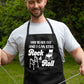 Personalised Apron Rock & Roll Birthday Your Age Here Funny Gift