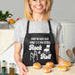 Personalised Apron Rock & Roll Birthday Your Age Here Funny Gift