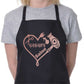 Personalised Apron Hairdresser Beauty Salon Your Name Here Work Gift