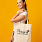 Prayer Changes Things Religious Church Fete Worship Tote Bag Shopping Bag