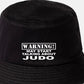 Warning May Talk About Judo Bucket Hat Martial Arts Gift for Men & Ladies