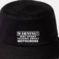Warning May Talk About Motocross Bucket Hat Gift for Men & Ladies