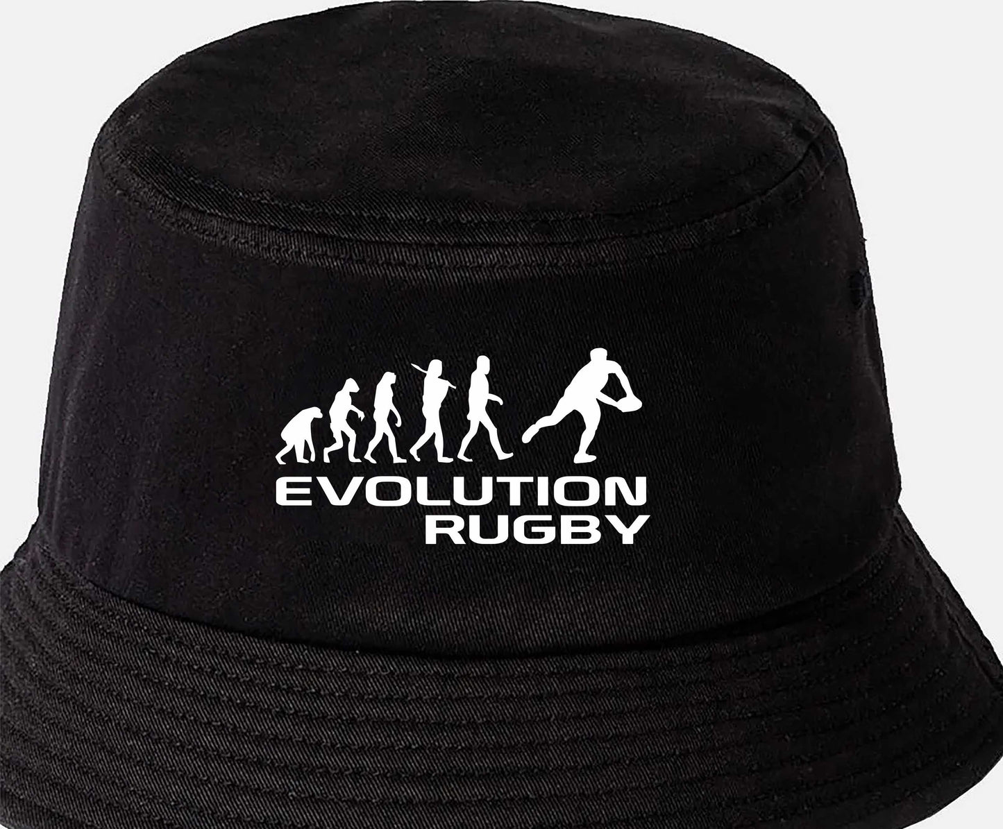 Evolution of Rugby Bucket Hat Sports Fan Rugby Gift For Men & Ladies