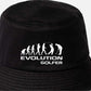 Evolution Of Golf Bucket Hat Golfers Birthday Gift For Men & Ladies