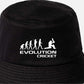Evolution Of Cricket Bucket Hat Cricketers Birthday Gift For Men & Ladies