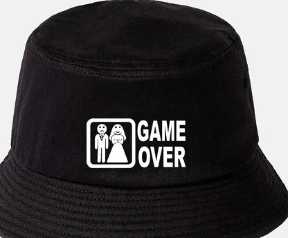 Game Over Bucket Hat Stag Night Groom Best Man For Men