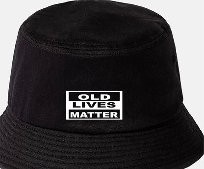 Old Lives Matter Bucket Hat Funny Birthday Gift for Men & Ladies