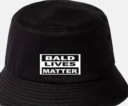 Bald Lives Matter Bucket Hat Funny Birthday Gift for Men & Ladies
