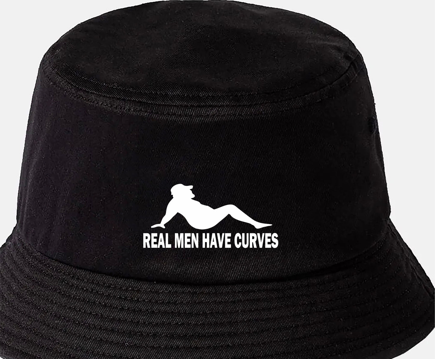 Real Men Have Curves Bucket Funny Birthday Gift for Men