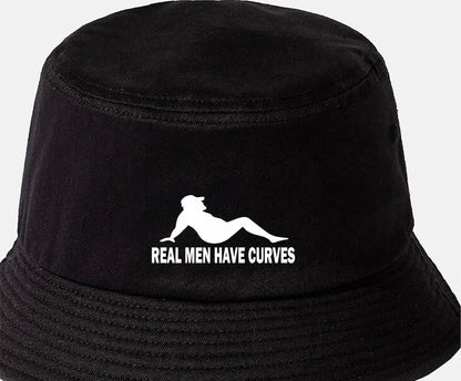 Real Men Have Curves Bucket Funny Birthday Gift for Men