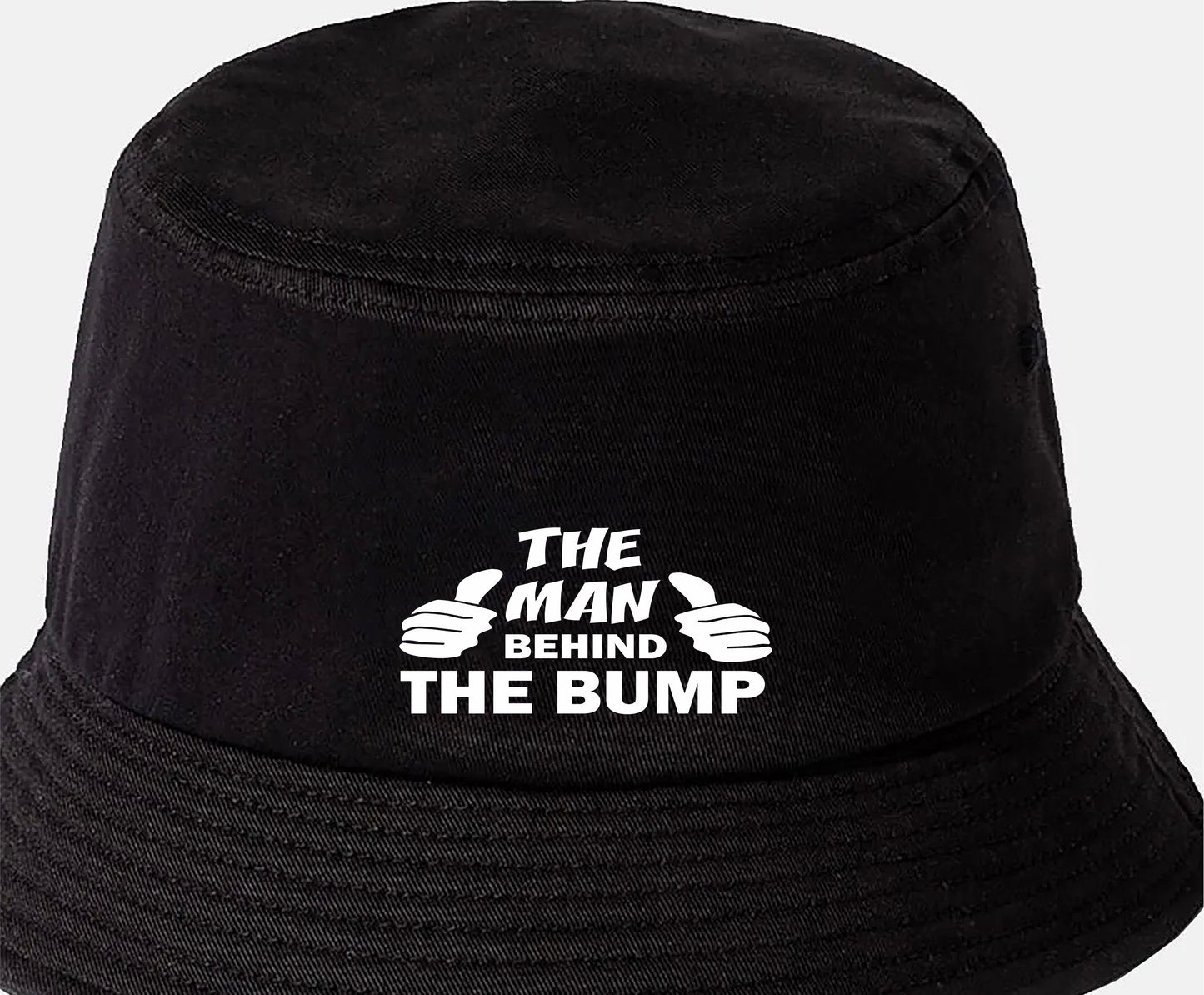 The Man Behind The Bump Bucket Hat New Dad New Baby Gift for Men