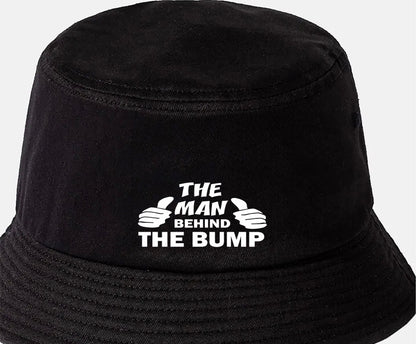 The Man Behind The Bump Bucket Hat New Dad New Baby Gift for Men