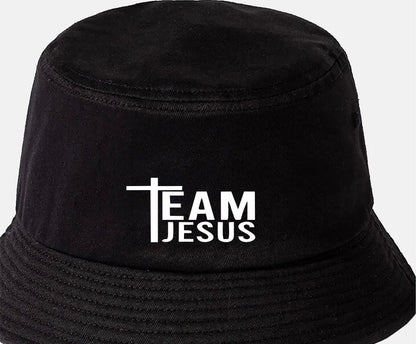 Team Jesus Bucket Hat Christian Religion Gift for Men & Ladies