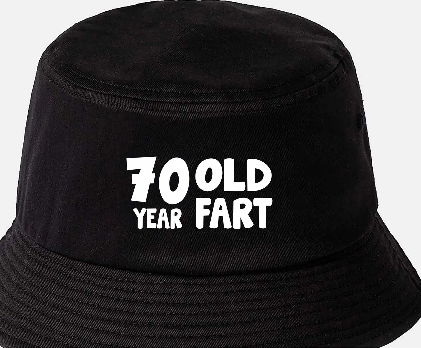 70 Year Old Fart Bucket Hat 70th Birthday Gift For Men & Ladies