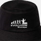 Evolution Of A Bricklayer Bucket Hat Work Related Gift For Men & Ladies