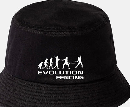 Evolution of Fencing Bucket Hat Sport Hobby Birthday Gift Men & Ladies