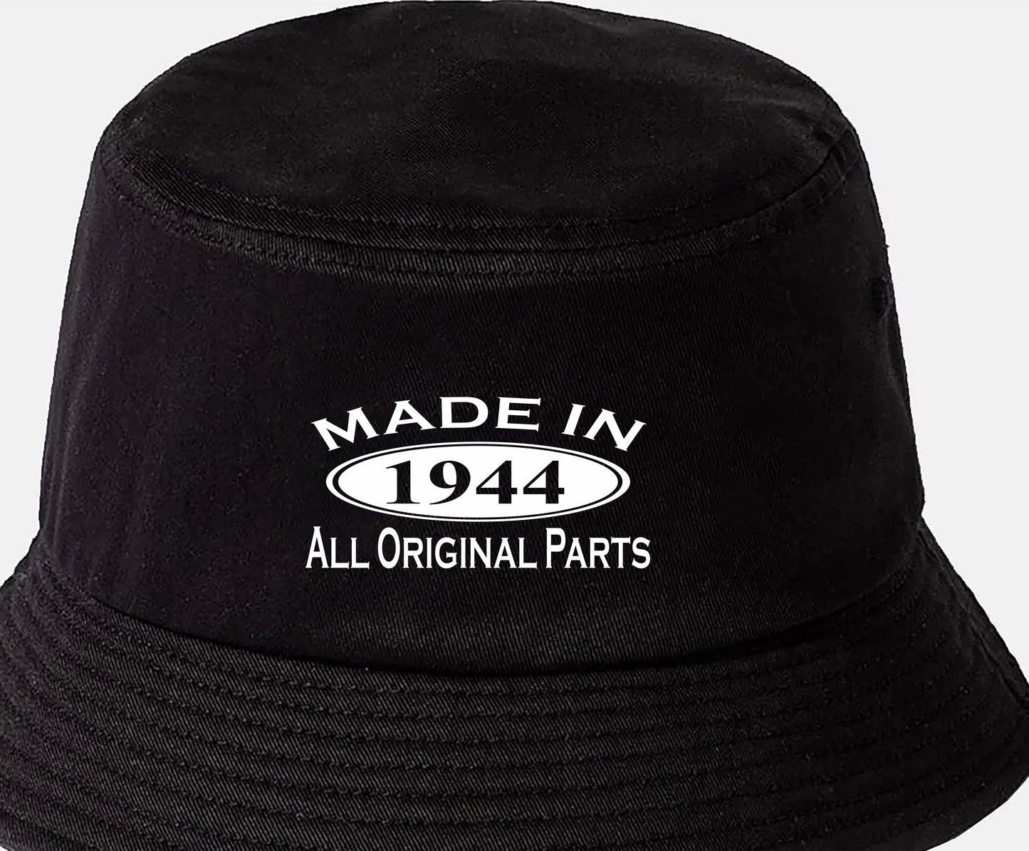 Made in 1944 80th Birthday Bucket Hat Age 80 Gift For Men & Ladies