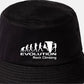 Evolution of Rock Climbing Bucket Hat Sport Hobby Birthday Gift Men & Ladies