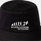 Evolution of Sky Diving  Bucket Hat Sport Birthday Gift Men & Ladies