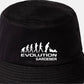 Evolution of Gardener Bucket Hat Birthday Gift Great for Men & Women