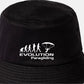 Evolution of Paragliding Bucket Hat Birthday Gift Great for Men & Women