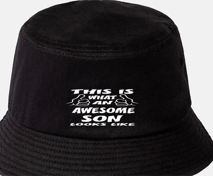 This is What Awesome Son Looks Like Bucket Hat Birthday Gift Great for Men