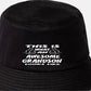 This is What Awesome Grandson Looks Like Bucket Hat Birthday Gift Great for Men